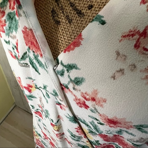 1 State Floral Print Wrap Dress Size 16w - Picture 4 of 9